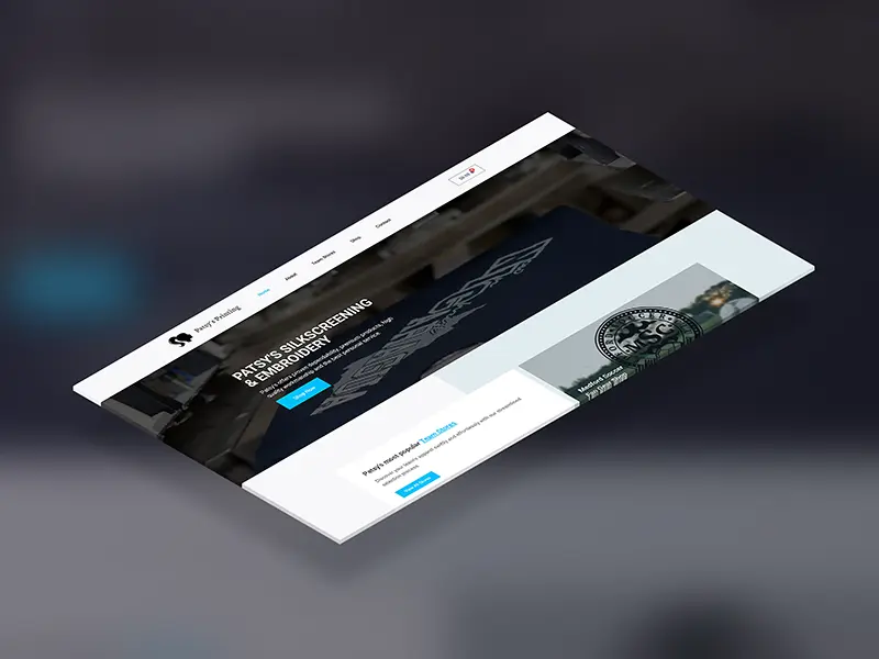 Patsy's Printing - New Jersey web design project by Samu Interactive